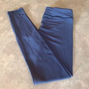 Lululemon Ivivva Navy Blue Ankle Lenth Leggings